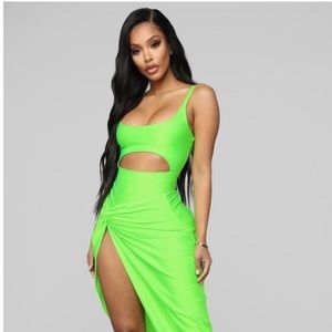 Neon/Lime two piece set